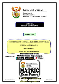 IsiXhosa FAL P1 Nov 2019 Memo.pdf